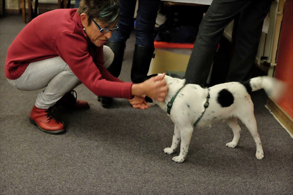 Margit mit Hund