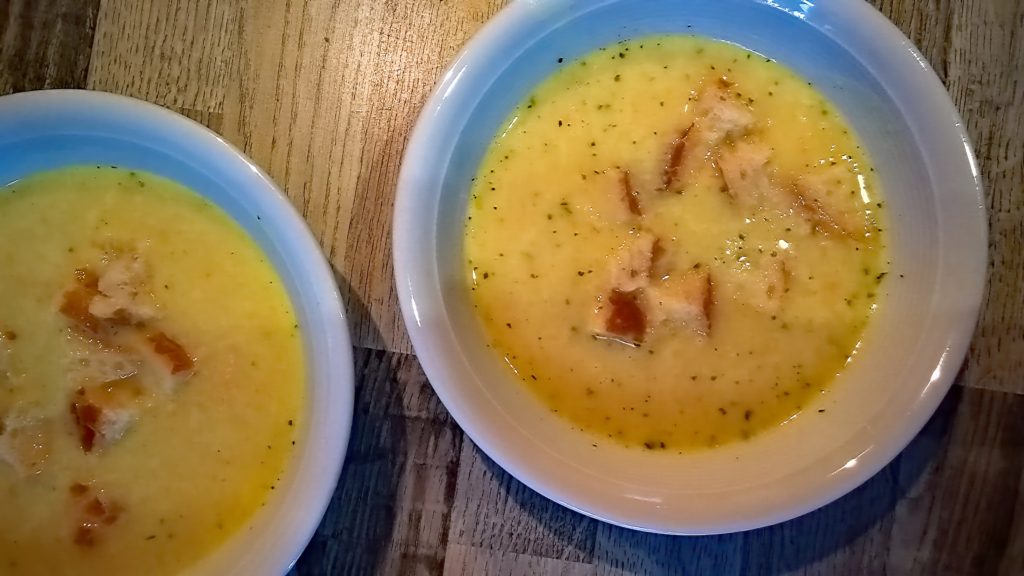 Kartoffelsuppe mit "Schwips"